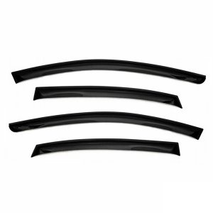 Subaru XV Crosstrek Wind Deflector - Omac - Acrylic 4 Pcs - Black - '13-'15 Subaru XV Crosstrek Wind Deflector - Omac - Acrylic 4 Pcs - Black - '13-'15